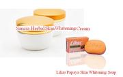 Skin lightening, Whitening by Sancia Herbal Cream and Likas  Soap