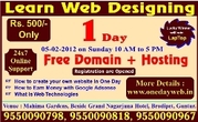 Learn WEB DESIGNING in ONE DAY @500 only! 