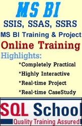  EXCELLENT  PROJECT ORIENTED PRACTICAL TRAINING ON MS BI (IS,  AS,  RS) 