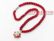 Fashion Red Coral Necklace Is Sold At $7.98