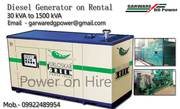 Diesel Generator on Rental | DG Sets on Hire