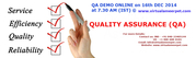 QA ONLINE FREE DEMO: @ virtualameerept.com