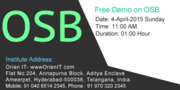 Free Oracle - OSB Demo on 04-April-2015 Saturday Morning 11:00 AM