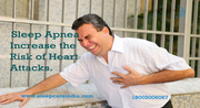 Sleep Apnea Increase the Risk of Heart Attacks.