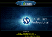 ITeLearn devotes its best in HP QTP Online Training