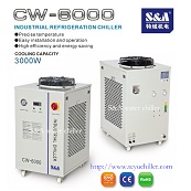  CW-6000 water chiller with compressor refrigeration 