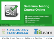 Selenium Online Training Tutorial