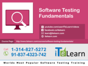 Software Testing Basics Online