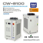 S&A water cooling chiller for 3.6KW-5KW UV LED curing system 