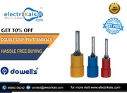 Buy Dowells 2.5 Sq.mm Pin Terminal Double Grip (Pre-Insulated) Online