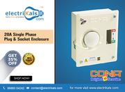 Buy Cona Code 9906 20A Single Phase Plug & Socket Enclosure AC Box