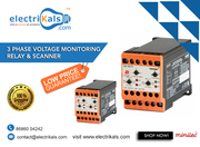 Buy Minilec D2 VCT 1 DIN Rail Mounted 3 Phase Voltage Monitoring Relay