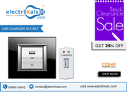 Buy Cona USB Charger Socket - Slimy Modular Series Online