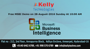 Free MSBI Demo on 28-August-2016 Sunday At 10:00 AM