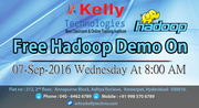 Free Hadoop Demo on 07-Sep-2016 Wednesday At 8:00 AM