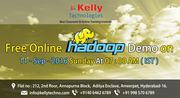 Free Online Hadoop Demo on 11-Sep-2016 Sunday At 7:00 AM(IST)