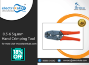 Hand Crimping Tool-Braco THD-006 0.5-6 Sq.mm Hand Crimping Tool Online