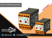 Relay - Minilec D2 EFR 1 DIN Rail Mounted Earth Fault Monitoring Relay