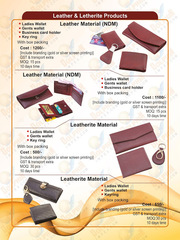 COMBO SETS OF LADIES & GENTS WALLETS WITH BUSINESS HOLDER AND KEYRING