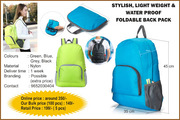 STYLISH,  LIGHTWEIGHT &  WATERPROOF FOLDABLE BACKPACK