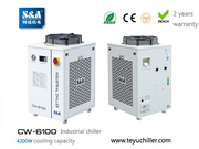 S&A industrial compressor refrigeration chiller CW-6100