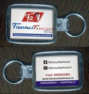 Multicolor keychains with your logo