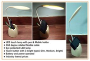 LED TOUCH LAMP WITH PEN & MOBILE HOLDER 