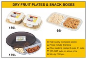 DRY FRUIT PLATES & SNACK BOXES