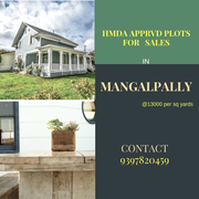 HMDA APPRVD PLOTS FOR SALES IN MANGALPALLY, HYD, INDIA.