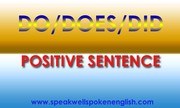 Do/Does/Did Positive sentence | Best Spoken English Training Institute