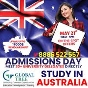 Australian University Admissions Day for 2019 Intake