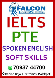 IELTS,  PTE and Spoken English Coaching Center in Hyderabad