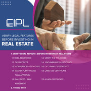 Verify Legal Features Before Investing in Real Estate | EIPL Infra