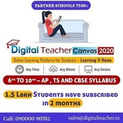Digital Teacher Canvas / Online learning Platform
