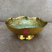 Buy Unique Turkish Brass Gift Bowl - Great for Wedding Gift Items