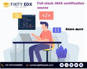 Full stack Java Certification  course