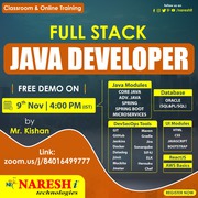 Java Full Stack Online Course Training in NareshIT