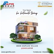 Duplex villas for sale near Dundigal  | APR Group