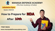 How to prepare for NDA after 10th 
