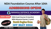 NDA  FOUNDATION COURSE AFTER 10th