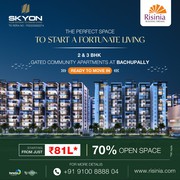 2 and 3BHK Flats in Bachupally | Skyon by Risinia