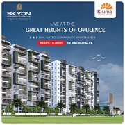 2 and 3BHK Flats for Sale in Bachupally | Risinia Builders