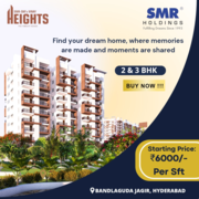 Ready to Occupy 2, 3 BHK luxury Apartment - SMR Holdings