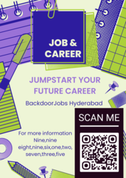 BACKDOOR JOBS IN HYDERABAD 9989612735