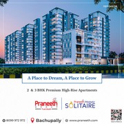 Praneeth Pranav Solitaire | 3 BHK Flats in Bachupally | 3 BHK Flats 