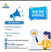 Hiring Front Desk Receptionist - Kukatpally, Hyderabad