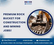 Durable Rock Bucket for Heavy Material Handling